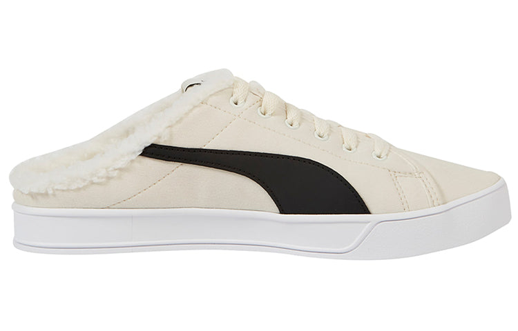 PUMA Bari Mule Sherpa 'White Black' 375953-02