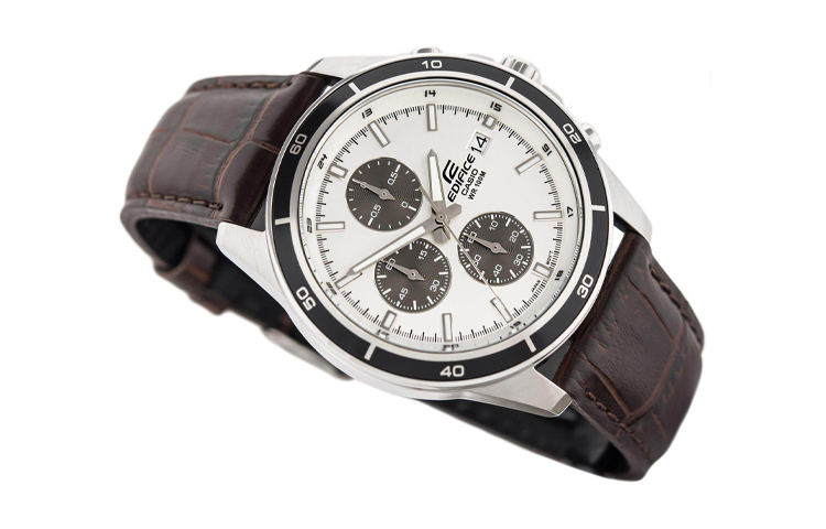 CASIO EDIFICE Series Leisure Fashion Hand Men's Quartz Mens Brown Analog EFR-526L-7AV