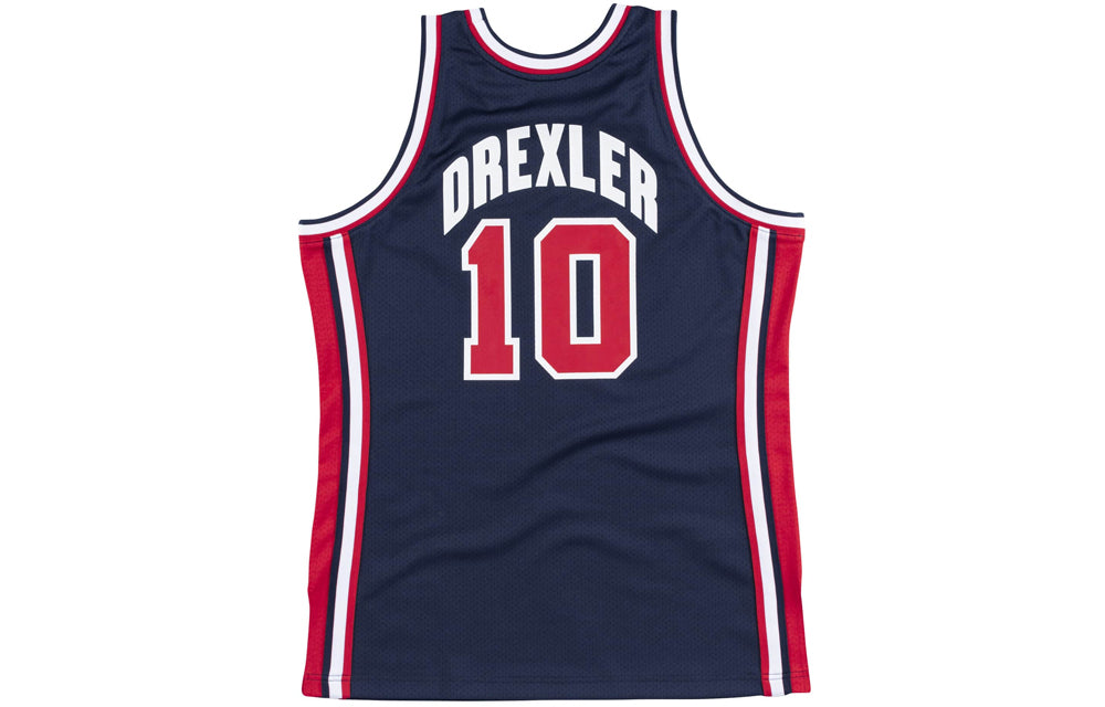 Mitchell & Ness Authentic Jersey Team USA 1992 Clyde Drexler 'Navy Red' AJY4GS18411-USANAVY92CDR