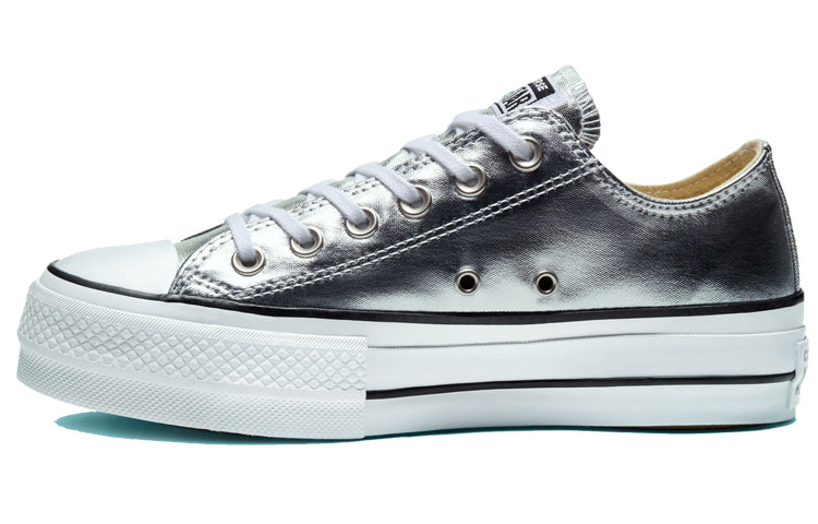 (WMNS) Converse Chuck Taylor All Star Lift Ox 'Silver' 560248C