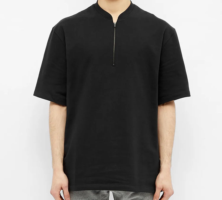 Fear of God Half Zipper Pullover Round Neck 'Black' FOG-SS20-92