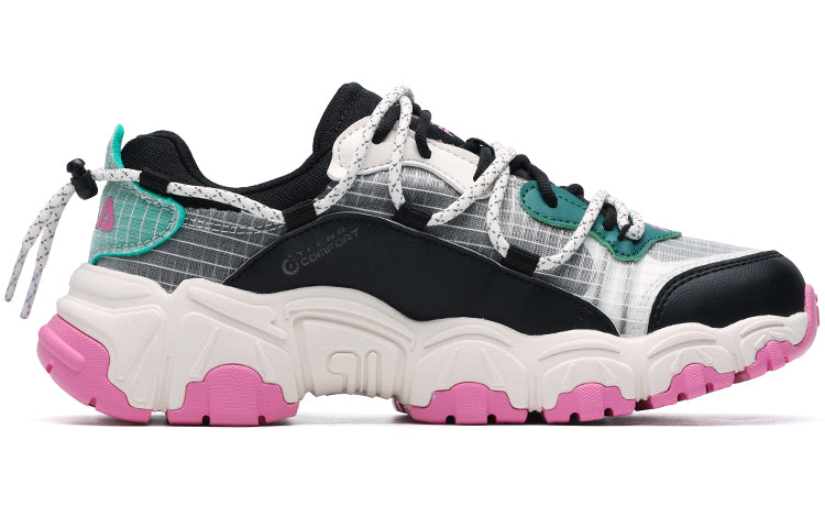 (WMNS) Fila Fusion Shoes 'Black Green' T12W125202FBG