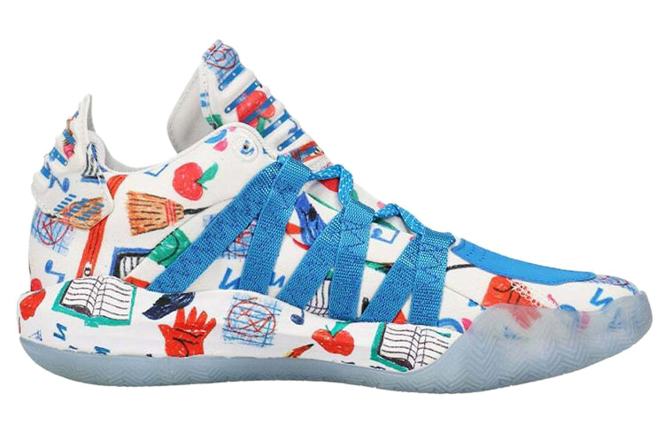 adidas D lillard 6 'White Blue Red' FX4484