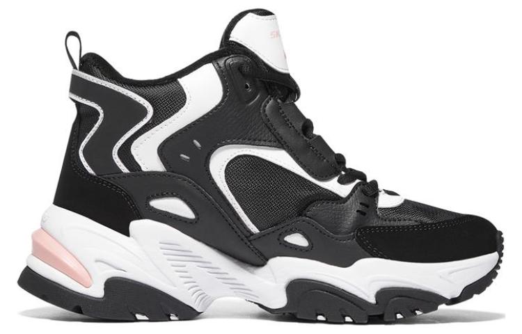 (WMNS) Skechers Stamina V2 'Black White' 167270-BKW