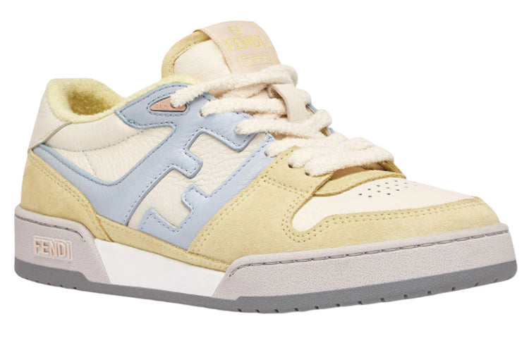 (WMNS) حذاء FENDI Match Low Top "Pastel Yellow Blue" 8E8252AI1NF1H1F