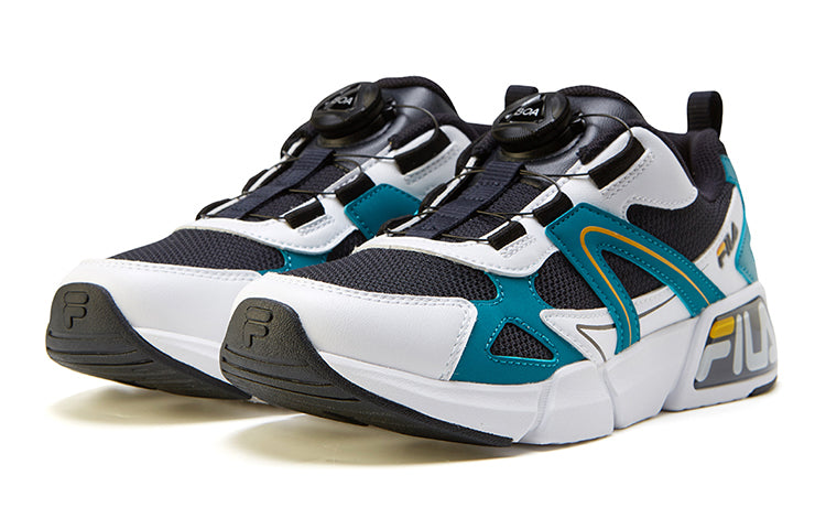 (GS) FILA Retro Sport Shoes 'Black White Blue' K15B041116FNW