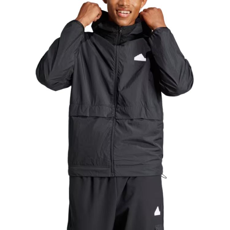 adidas City Escape Full-Zip Hoodie Asia Sizing 'Black' IR5192