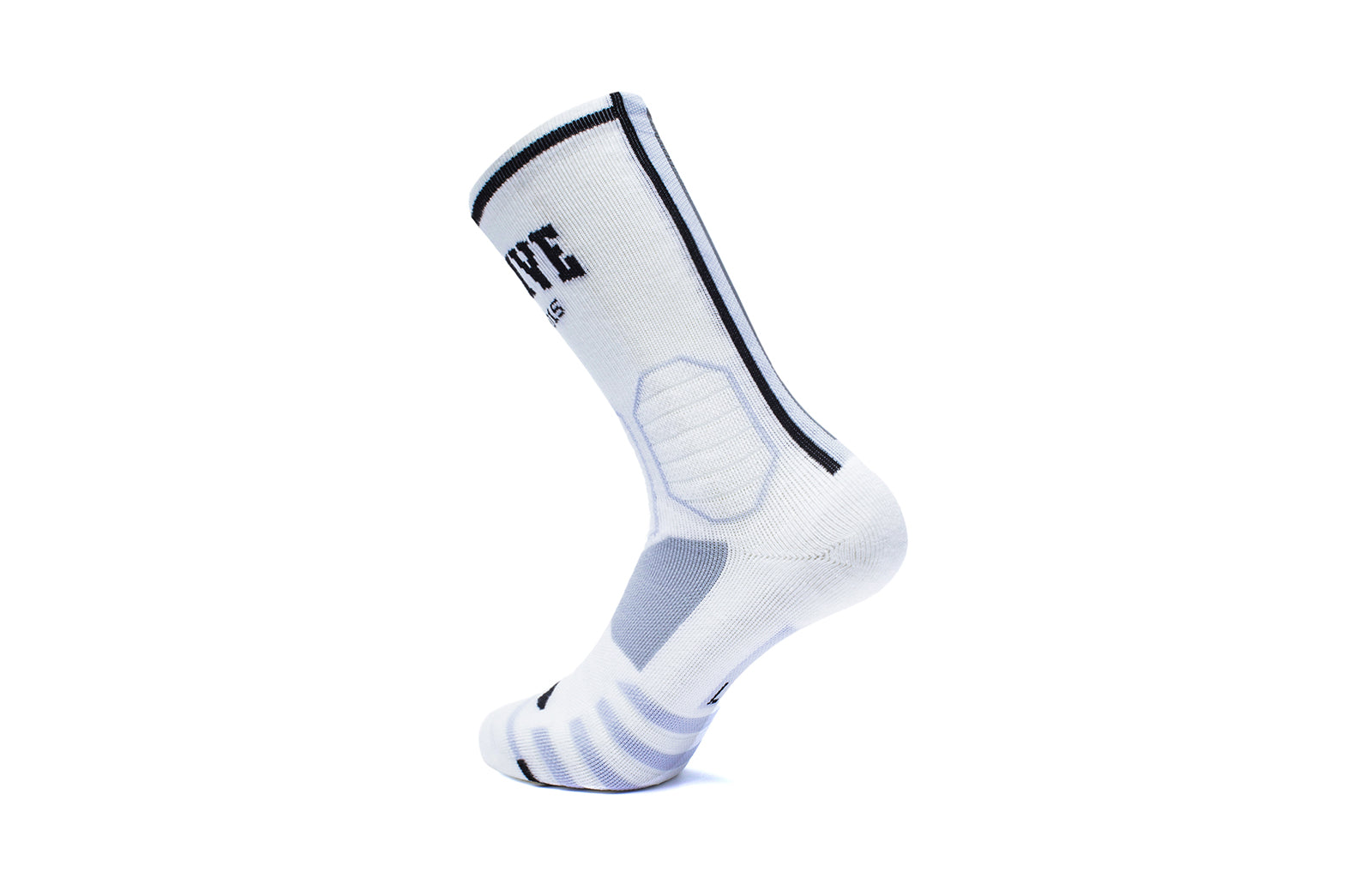 Li-Ning BadFive Mid Cut Basketball Socks 'White' AWLT053-2