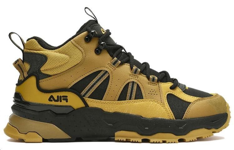 FILA Classic Court Shoes 'Black Yellow' F12M342125FBH