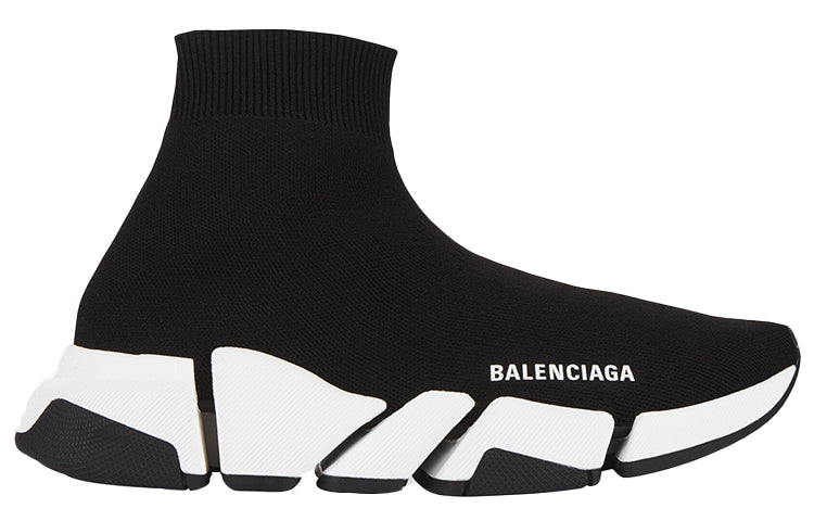Balenciaga Speed 2.0 Sneaker 'Black White' 617239W2DB21015