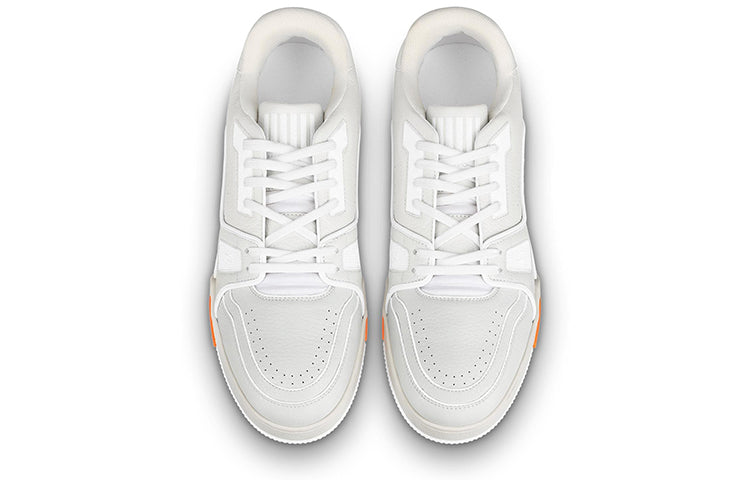LOUIS VUITTON Trainer Sneakers 'White Orange' 1A5A0V
