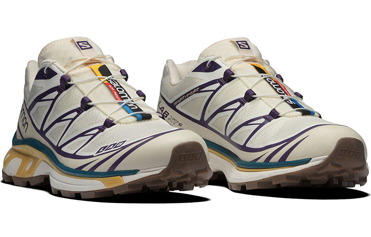 Salomon XT-6 'Beige Purple Yellow' 414546