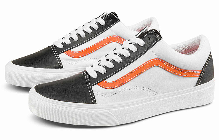 Vans Old Skool Sneakers 'White Black Orange' VN0A5KRF93U