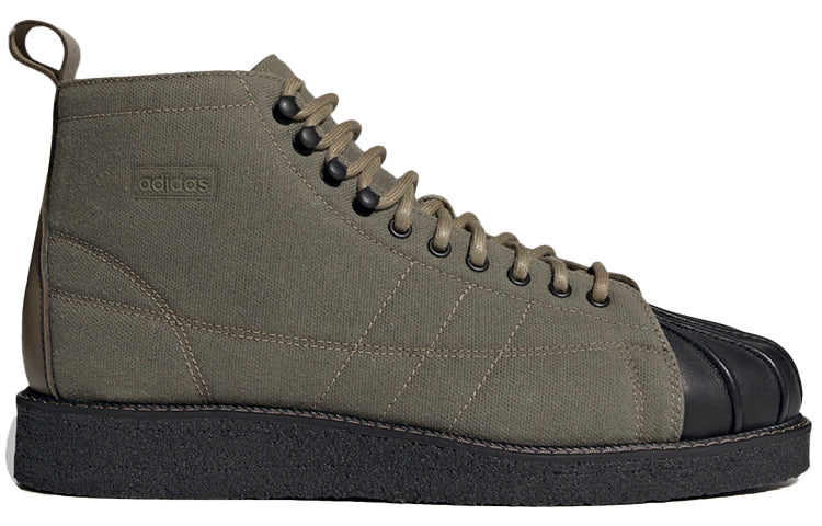 adidas originals Superstar Boot 'Green Black' FW5057