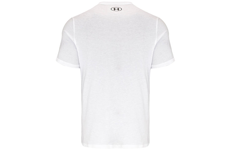 Under Armour Curry Splash Pattern Printing Basketball T-Shirt 'White' 1371278-100