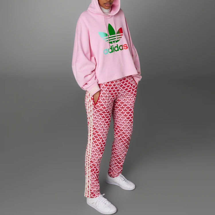 (WMNS) adidas Originals Adicolor 70s Cropped Hoodie 'Pink' IK7863