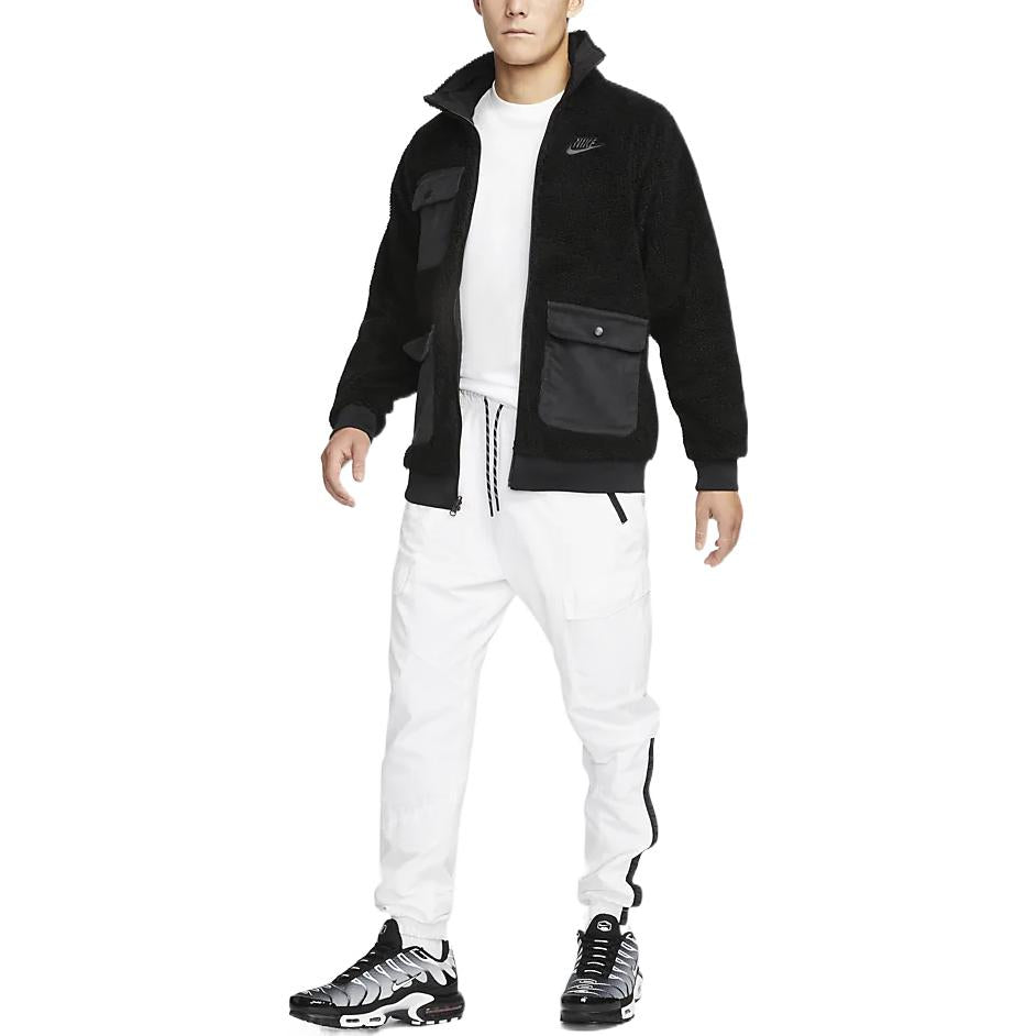 Nike Sportswear Full-Zip Reversible Jacket 'Black' DZ4713-010