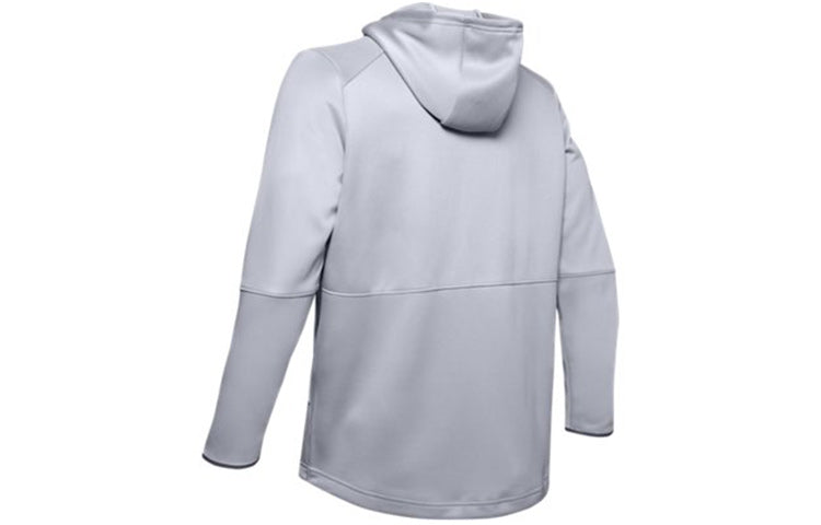 Men's Under Armour WarmUp Training Sports hooded Tops Gray 1345259-011