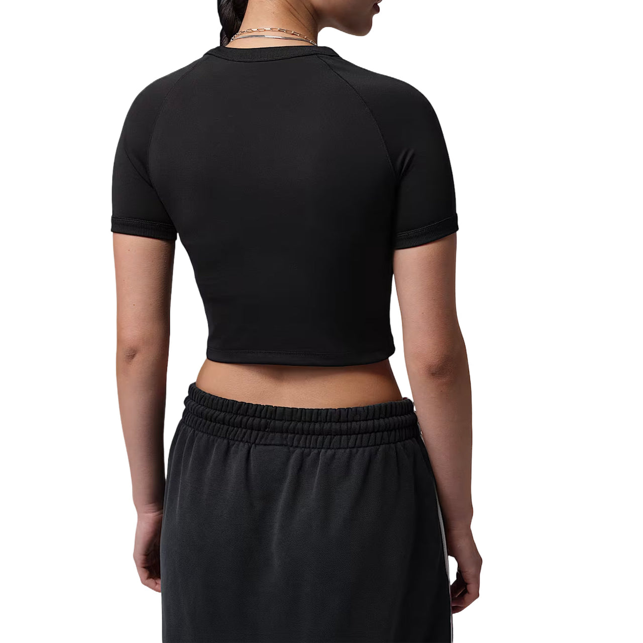 (WMNS) Jordan Brooklyn T-Shirt 'Black Dark Smoke Grey White' IM7378-010