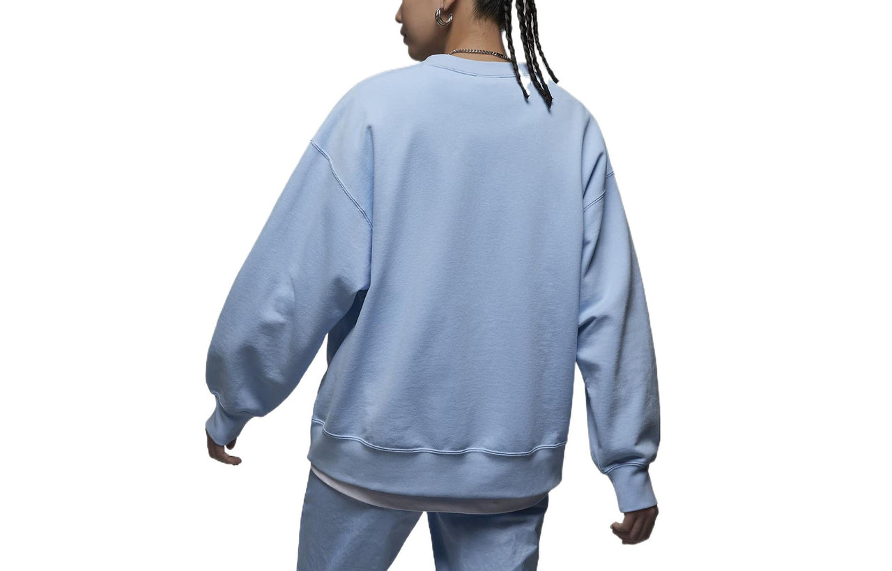 (WMNS) Air Jordan Flight Fleece Sweatshirt 'Blue' DQ4600-411