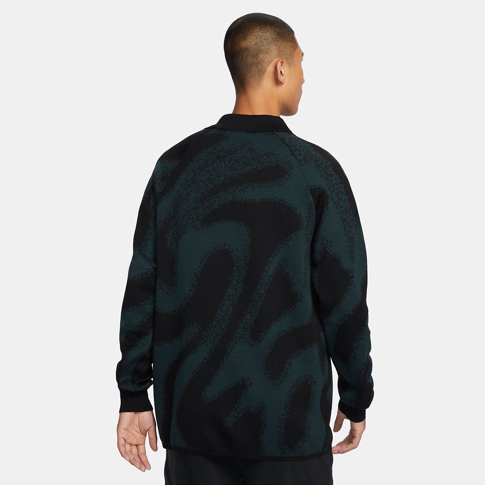 Nike Culture of Football Knit Long-Sleeve Soccer Sweater 'Green Black' FD7285-323