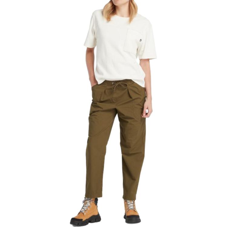 (WMNS) Timberland Mini Tree Logo T-Shirt 'White' A6HQS-CM9