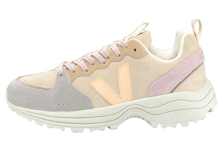 (WMNS) Veja Venturi Suede Lace-Up Sneakers 'Beige Grey Pink' VC0303213