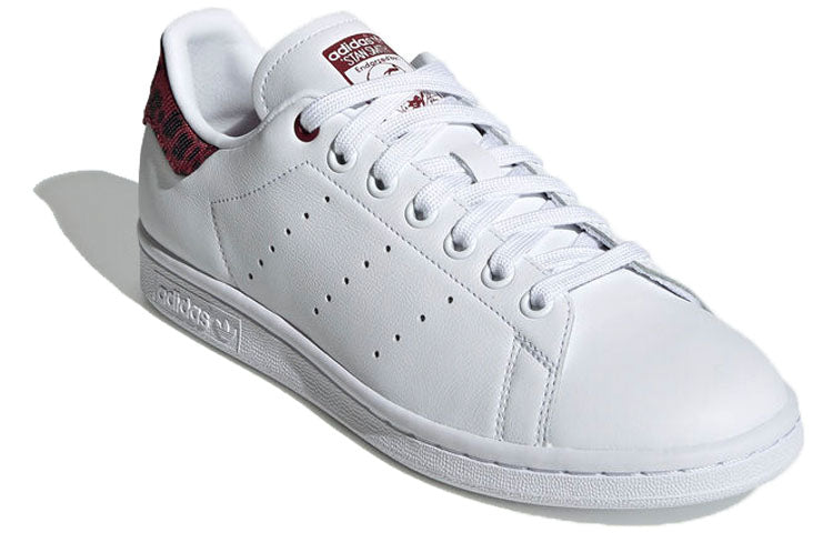 (WMNS) adidas Stan Smith 'White Collegiate Burgundy' EE4896
