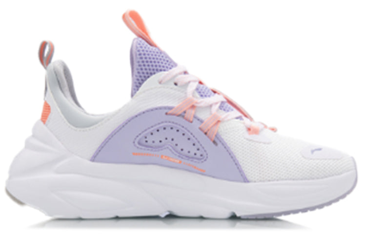 (WMNS) Li-Ning XingHuo Sport Leisure 'White Orange' AGLQ066-4