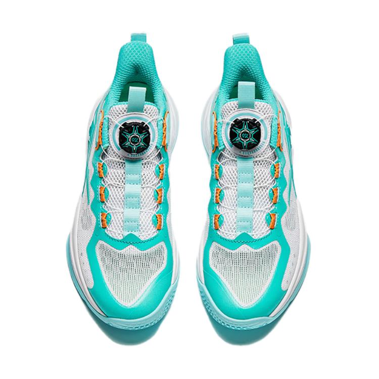 (GS) ANTA Klay Thompson Basketball Shoes 'White Teal' A312421107-1