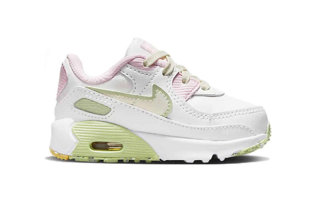 Nike Air Max 90 LTR Leather SE 'White Pink Green' DQ0278-100