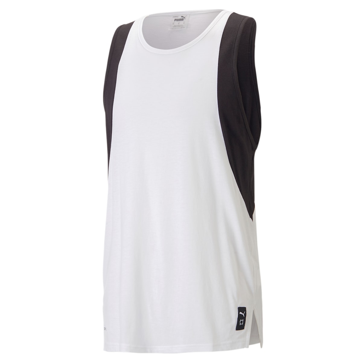 PUMA The Excellence Basketball Tank Top 'White Black' 538615-01