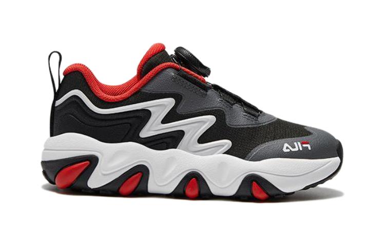 (PS) FILA Essential Casual Sneakers 'Black Grey Red' K14B342502PBC