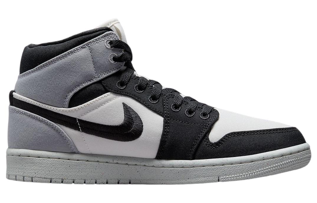 (WMNS) Air Jordan 1 Mid SE 'Canvas Steel Grey' DV0427-100