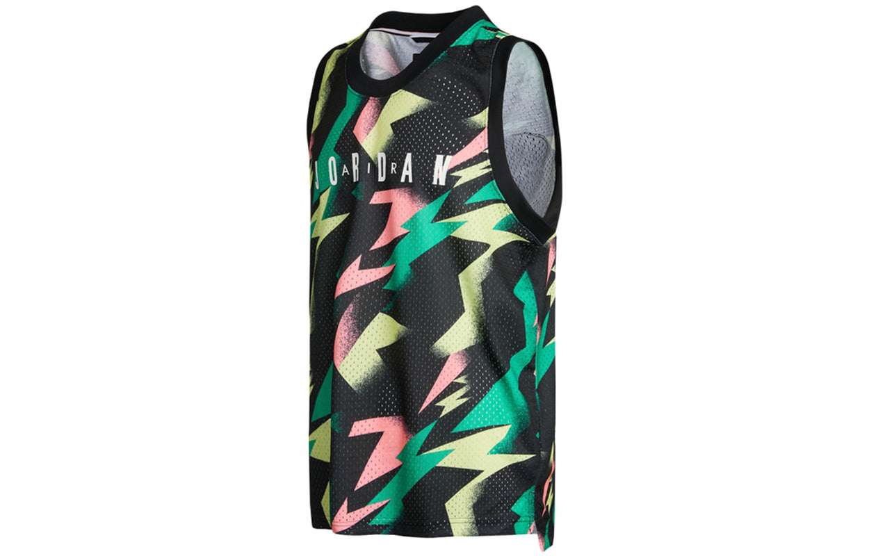 Men's Nike Jumpman Aop Jersey Sports Basketball Jersey/Vest CZ4740-307