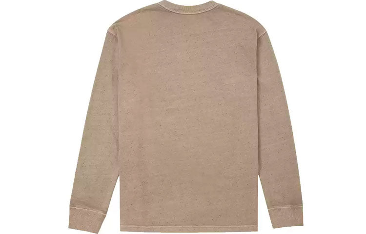 Men's Nike Printing Loose Sports Long Sleeves Brown T-Shirt DN3045-102