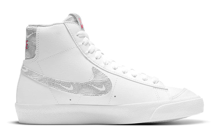 (GS) Nike Blazer Mid '77 'White Logo Print' DJ4624-100