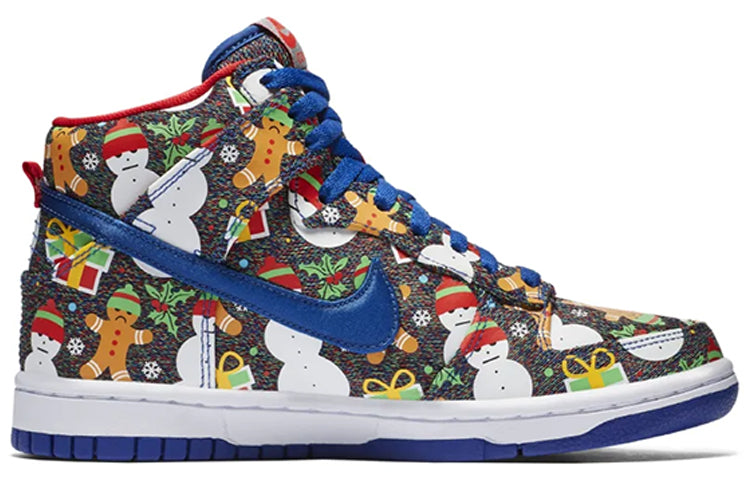 (GS) Nike x Concepts SB Dunk Pro High 'Ugly Christmas Sweater' 2017 AO1559-446