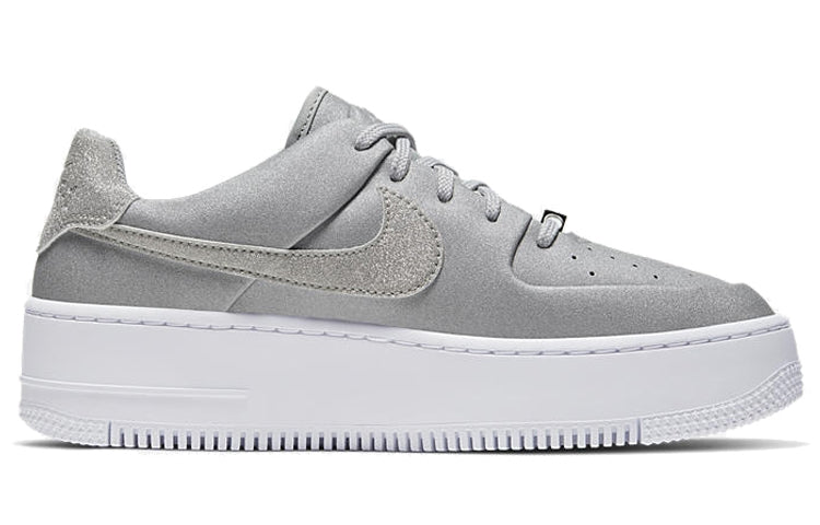 (WMNS) Nike Air Force 1 Sage Low Lx 'Metallic Silver White' CQ7510-017