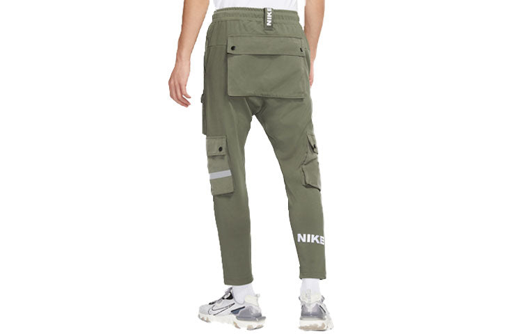 Nike Sportswear City Made Multiple Pockets Reflective Logo Knit Casual Pants Yellow DB3612-380