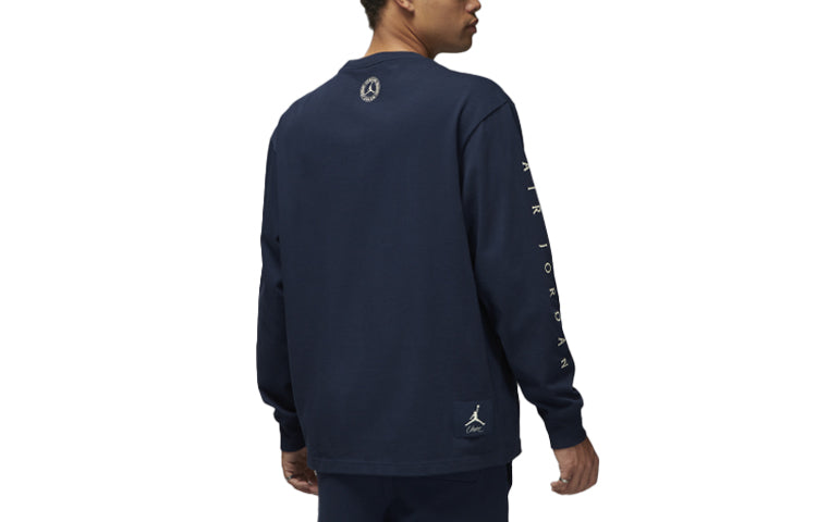 Air Jordan Long-Sleeve Tee x Union 'College Navy' DV7342-419