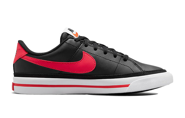 (GS) Nike Court Legacy Low-Top Sneakers Black/Red DA5380-004