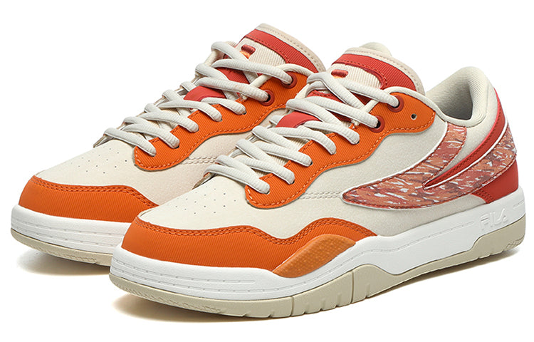 (WMNS) FILA FUSION T88 SKB Skate Shoes 'Orange White' T12W218206FAC