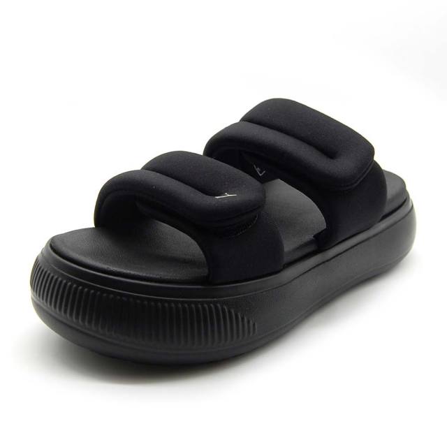 (WMNS) PUMA Mayu Puffy Slides 'Black' 399450-02