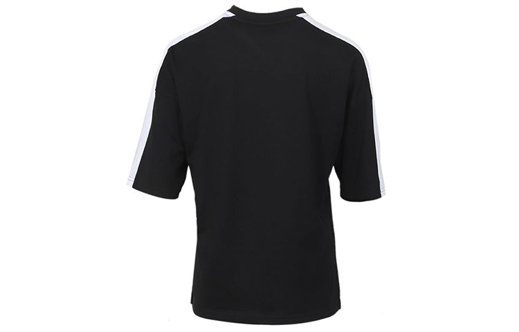(WMNS) PUMA Classics Loose Splicing Short Sleeve Black 530006-01