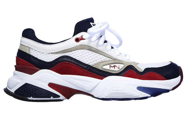 Skechers Kraz Wiley Low-Top White/Blue/Red 222009-NVMT