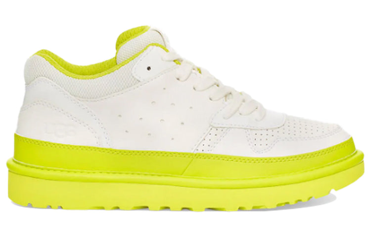 (WMNS) UGG Highland Sneaker 'White Yellow' 1114262-WSLF