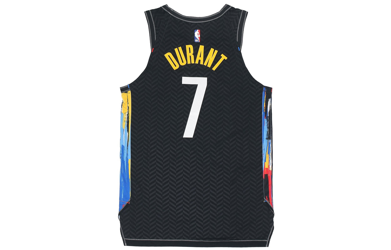 Nike Brooklyn Nets City Edition Basketball Sports Jersey Vest AU Player Edition Durant 7 Black CN1572-015