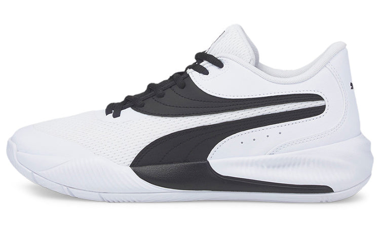 PUMA Triple Low Tops White Black 376640-05
