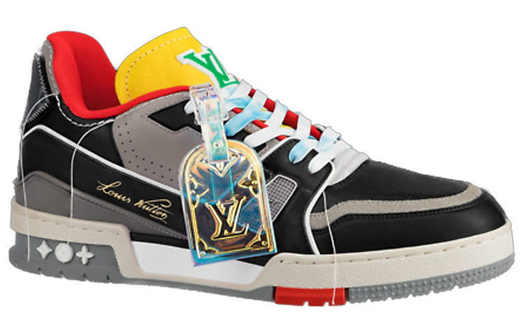 LOUIS VUITTON LV Trainers 'Red Multi-color' 1A8Q95
